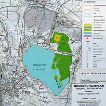 Plan des Cottbuser Ostsees