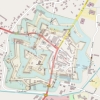 Festungsanlage Peitz über aktueller Karte